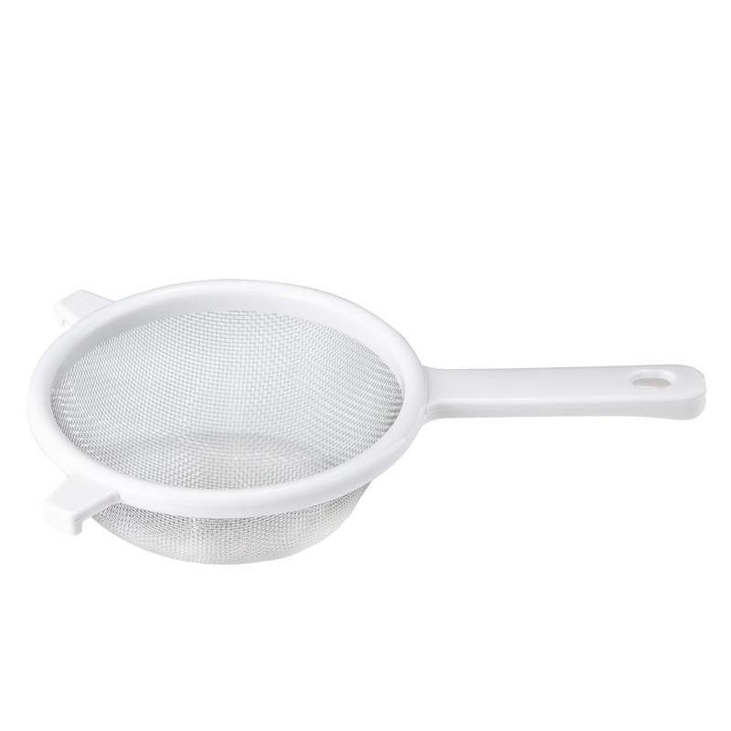 Classic Stainless Steel Mesh Strainer, 6 Inches in Diameter, White