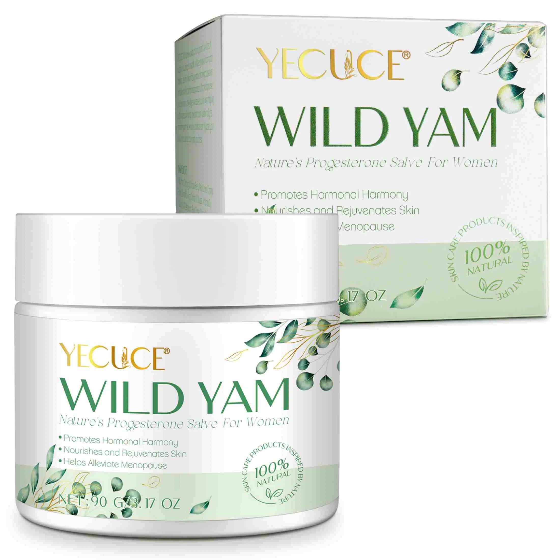 2-Pack Wild Yam Cream,All Natural Moisturization, Rich in Vitamins, Nourish the Skin ,Skincare Products for Woman