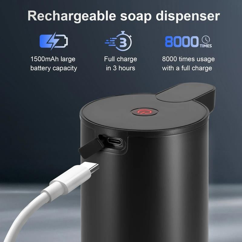Automatic Foaming Soap Dispenser: Rechargeable Touchless Soap Dispenser Stainles