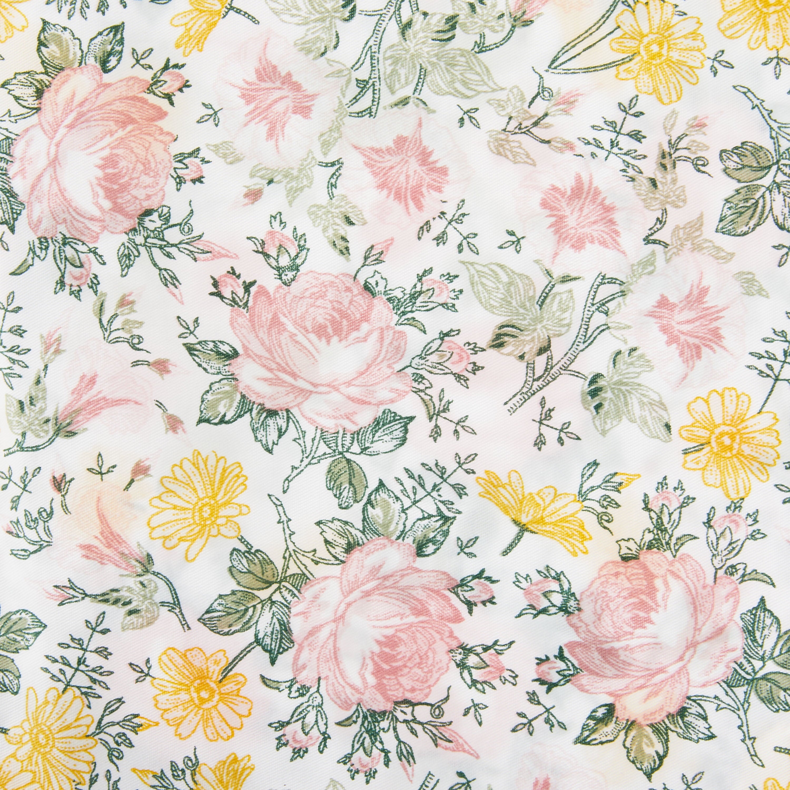 Parent'S Choice 100% Cotton Fitted Crib Sheets for Baby Girls, Pink Floral, 2-Pack, Crib Bed