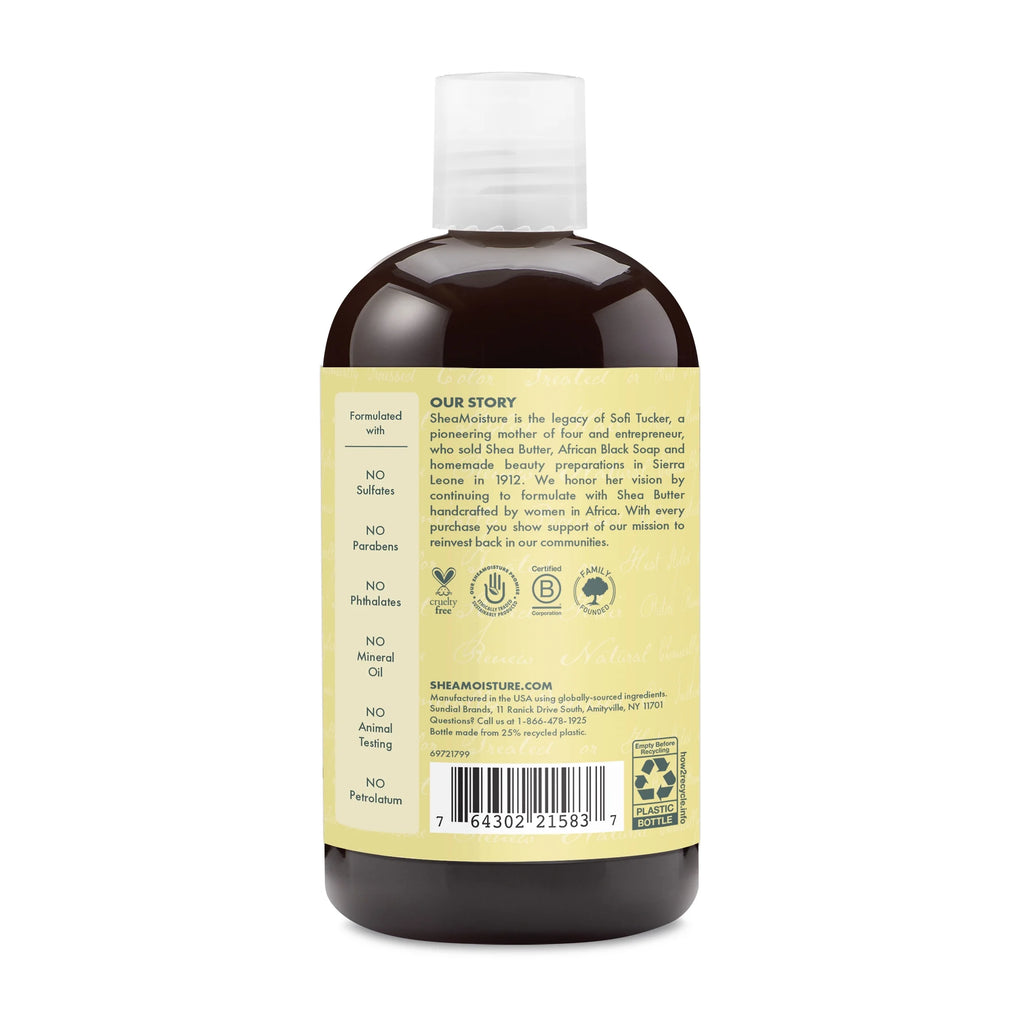 Sheamoisture Jamaican Black Castor Oil Strengthen & Restore Shampoo and Conditioner Set, 13 Oz 2 Count