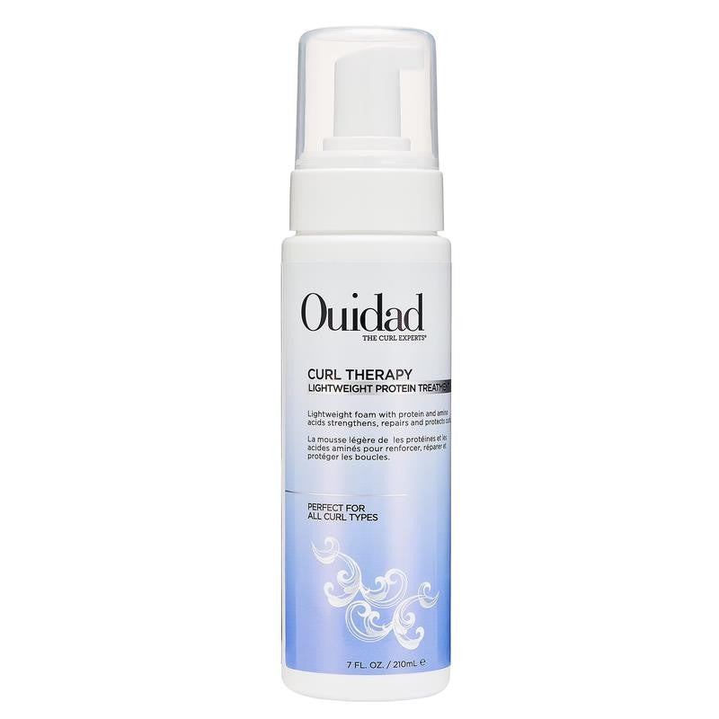 Curl Therapy Lightweight Protein Foam Hair Treatment, 7 Fl Oz, Hair Foam for Bri