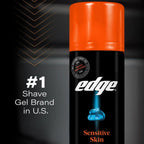 3 Pack - Edge Shave Gel, Sensitive Skin with Aloe 2.75 Oz