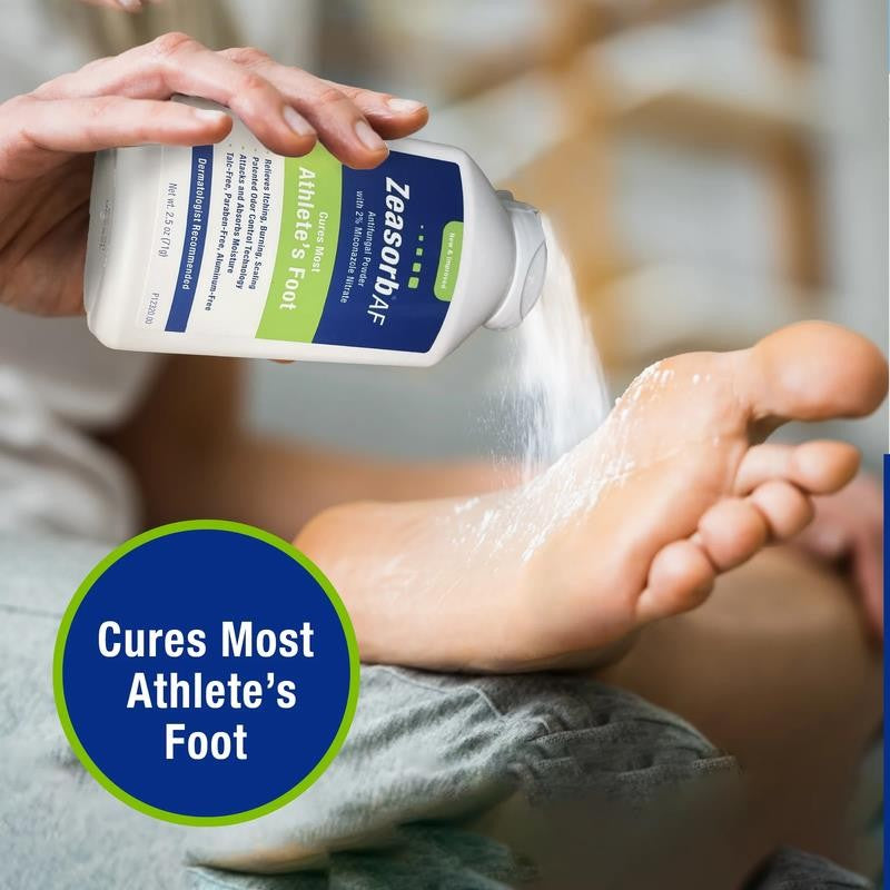 (2 Pack) Antifungal Athlete'S Foot Powder, 2.5Oz, 1 Count
