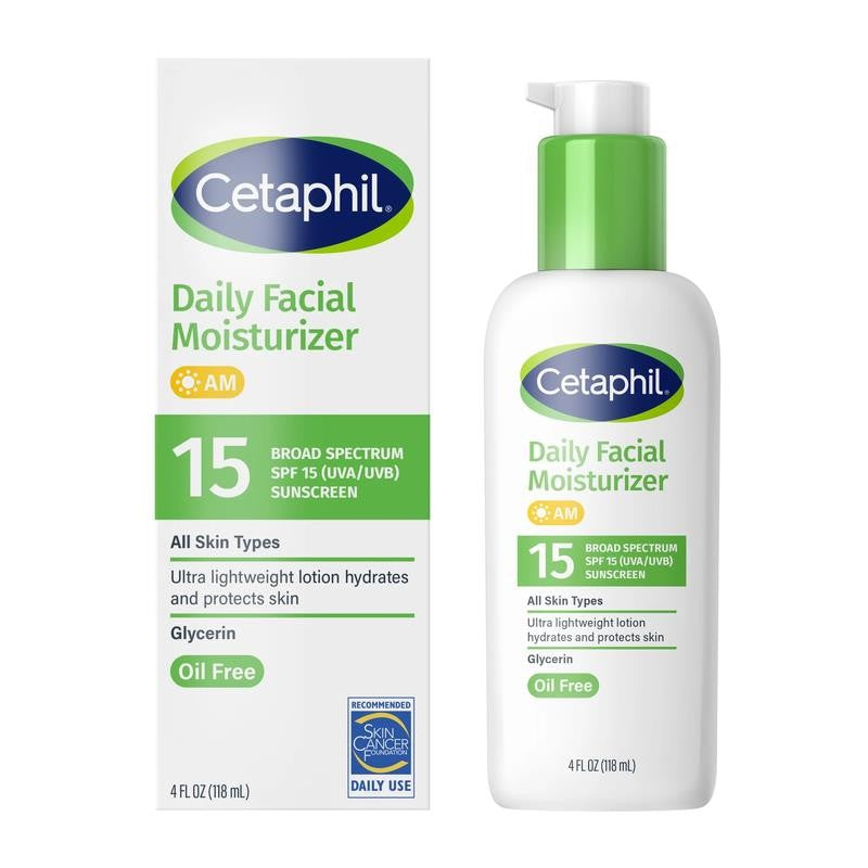 Daily Facial Moisturizer with Broad Spectrum SPF 15, 4 Fl Oz