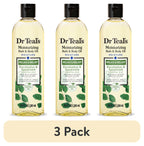 (3 Pack) Dr Teal'S Bath & Body Oil, Moisture + Rejuvenating Eucalyptus & Spearmint Essential Oils, 8.8 Fl Oz.
