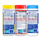Lysol® Disinfecting Wipes - (1 Lemon + 1 Brand New Day Mango & Hibiscus + 1 Crisp Linen) 4/(3X35) Count