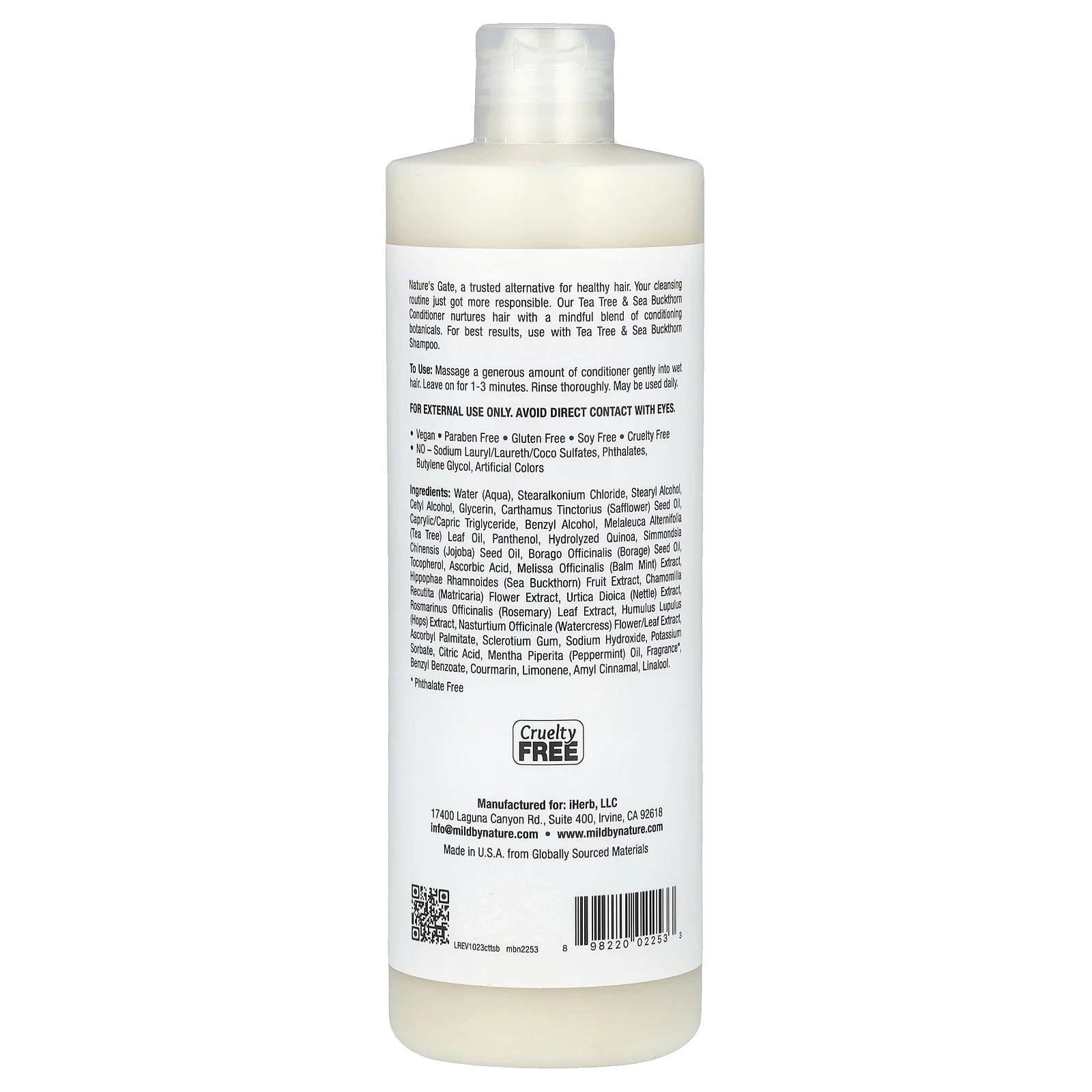 (Nature'S Gate), Tea Tree & Sea Buckthorn Conditioner for Oily Hair, 16 Fl Oz (473 Ml)