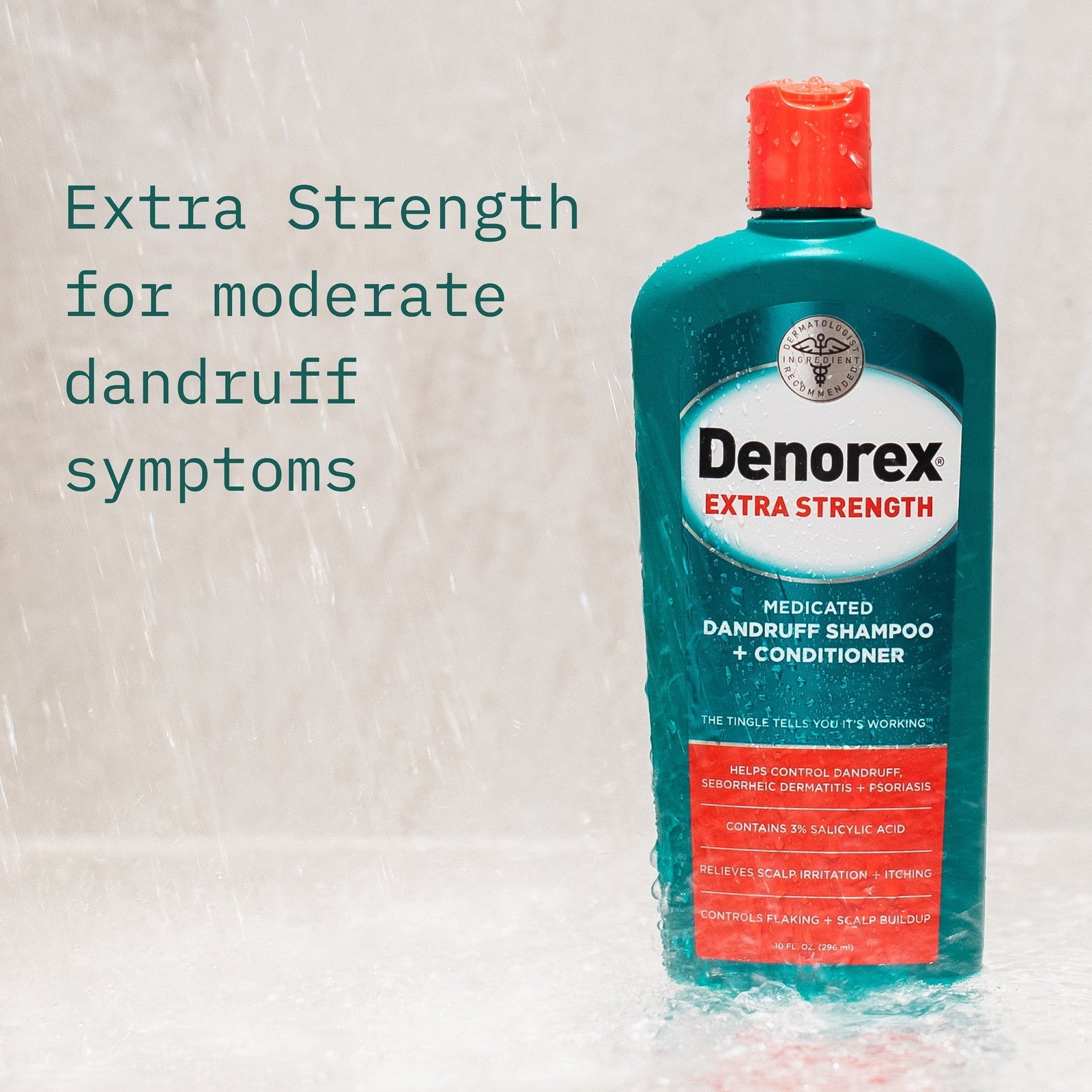 Extra Strength Medicated Dandruff Shampoo and Conditioner, 10 Fl Oz