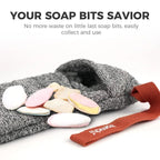2 Pieces Soap Pouch and Soap Saver Pocket for Use in Shower, Premium Body Scrubb