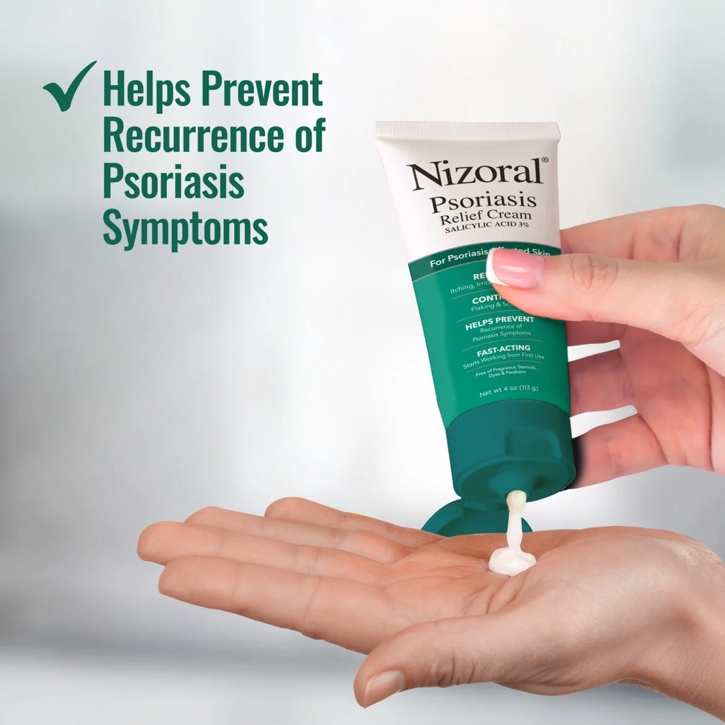 Nizoral Psoriasis Relief Cream Relieves Itch Redness & Controls Flaking & Scaling (Salicylic Acid 3%)