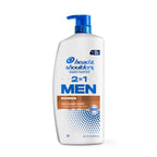 Head and Shoulders Mens 2 in 1 Dandruff Shampoo and Conditioner, Anti-Dandruff Treatment, Bourbon for Daily Use, Paraben Free, 28.2 Oz