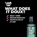 Doux Drops Bonding Polish Heat Protectant Serum 4 Oz., All Hair Types, Moisturiz