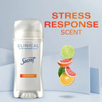 Clinical Invisible Solid Antiperspirant and Deodorant for Women, Stress Response