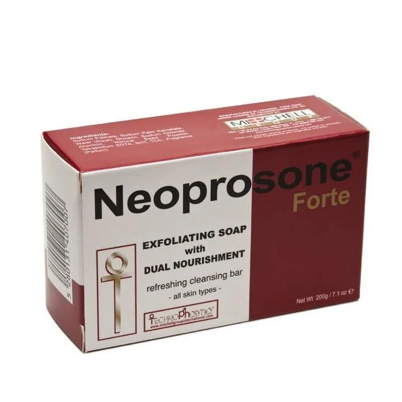 Forte Exfoliating Gentle Bar Soap (7.1Oz) - Suitable for All Skin Types