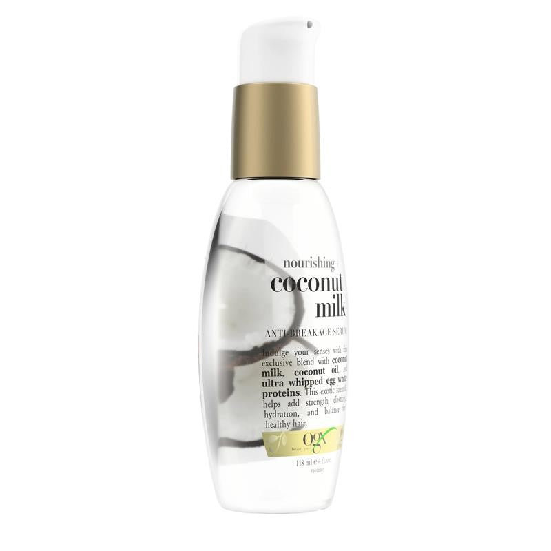 Coconut Milk Moisturizing Strength & Shine, Leave-In Treatment Hair Serum, 4 Fl