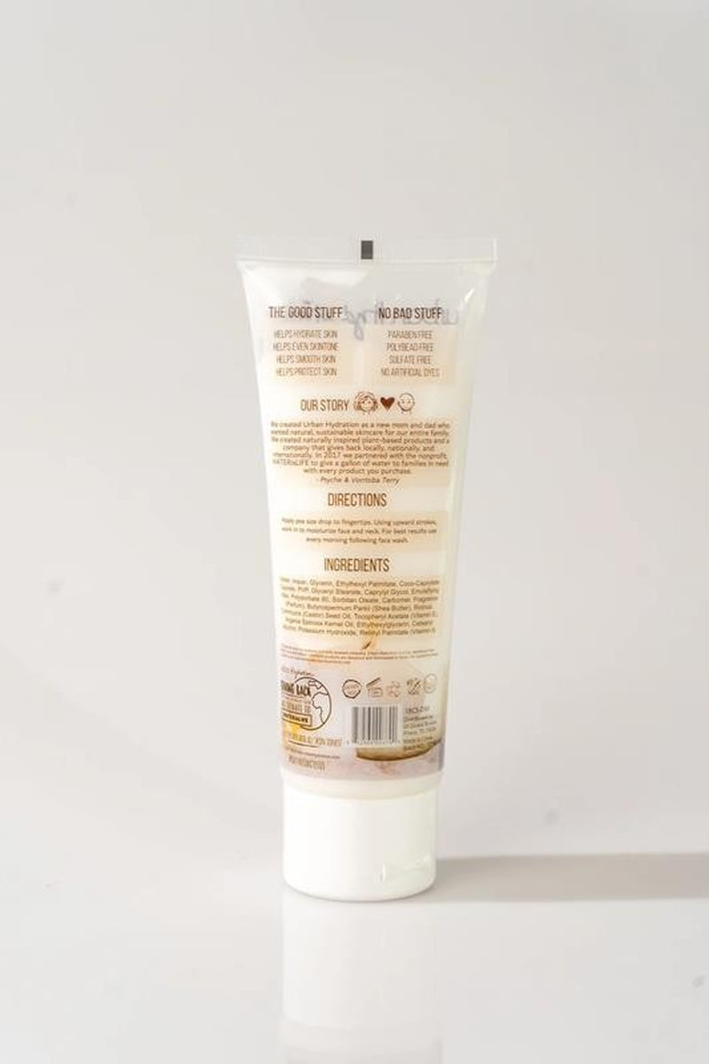 Castor & Shea Daily Face Lotion for All Skin Type, Nourish & Rehydrate 4 Fl Oz