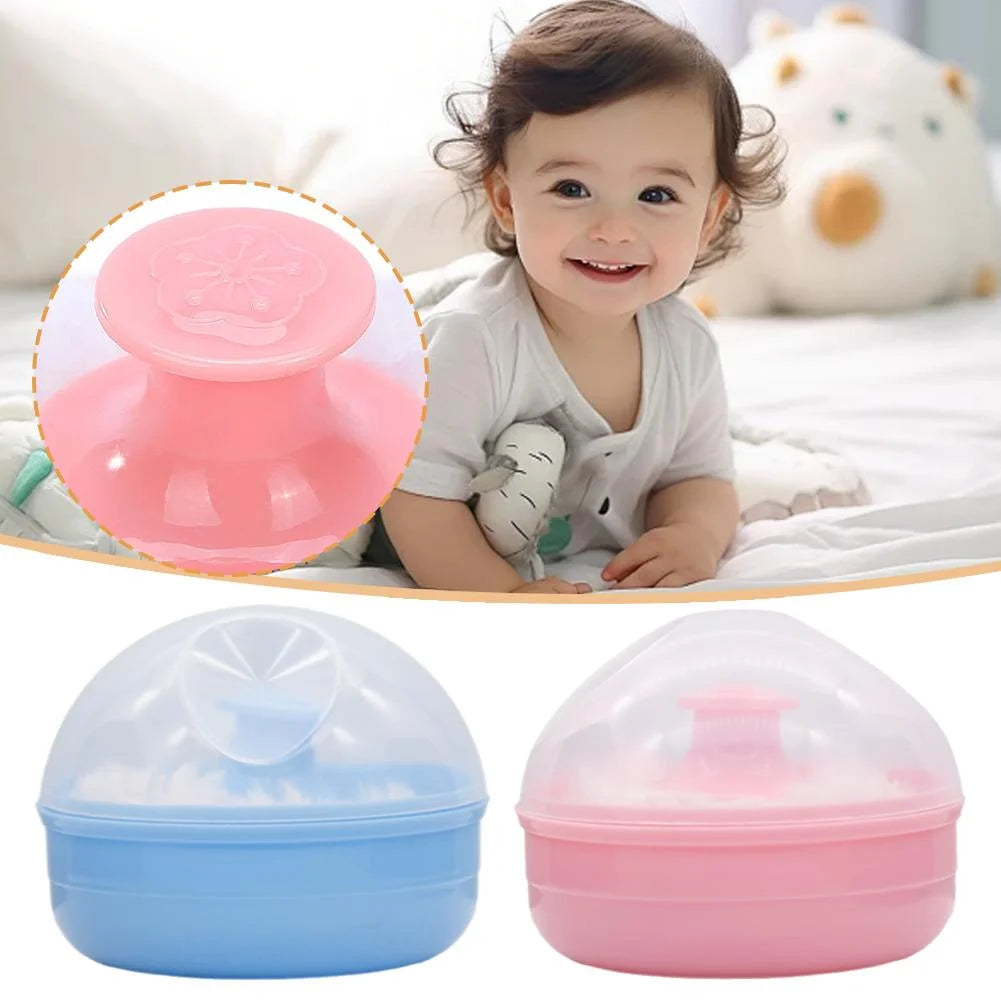 Baby Powder Pad and Box Set - Safe, Portable, and Hygienic