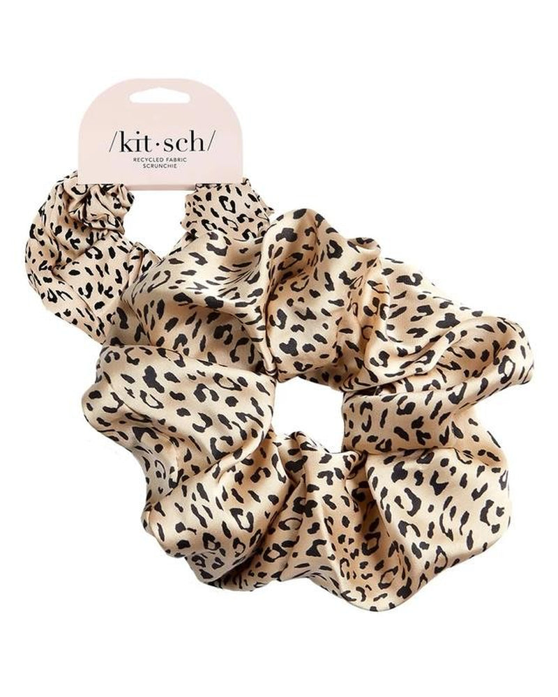 Brunch Scrunchie Hair Tie, Multicolor Leopard, 1 Ct