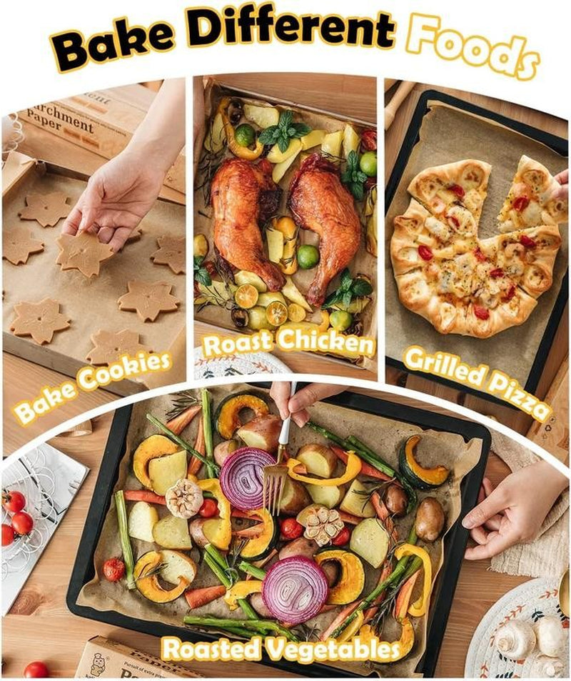 120Pcs 8X12 Inches Heavy Duty Parchment Paper Sheets for Baking