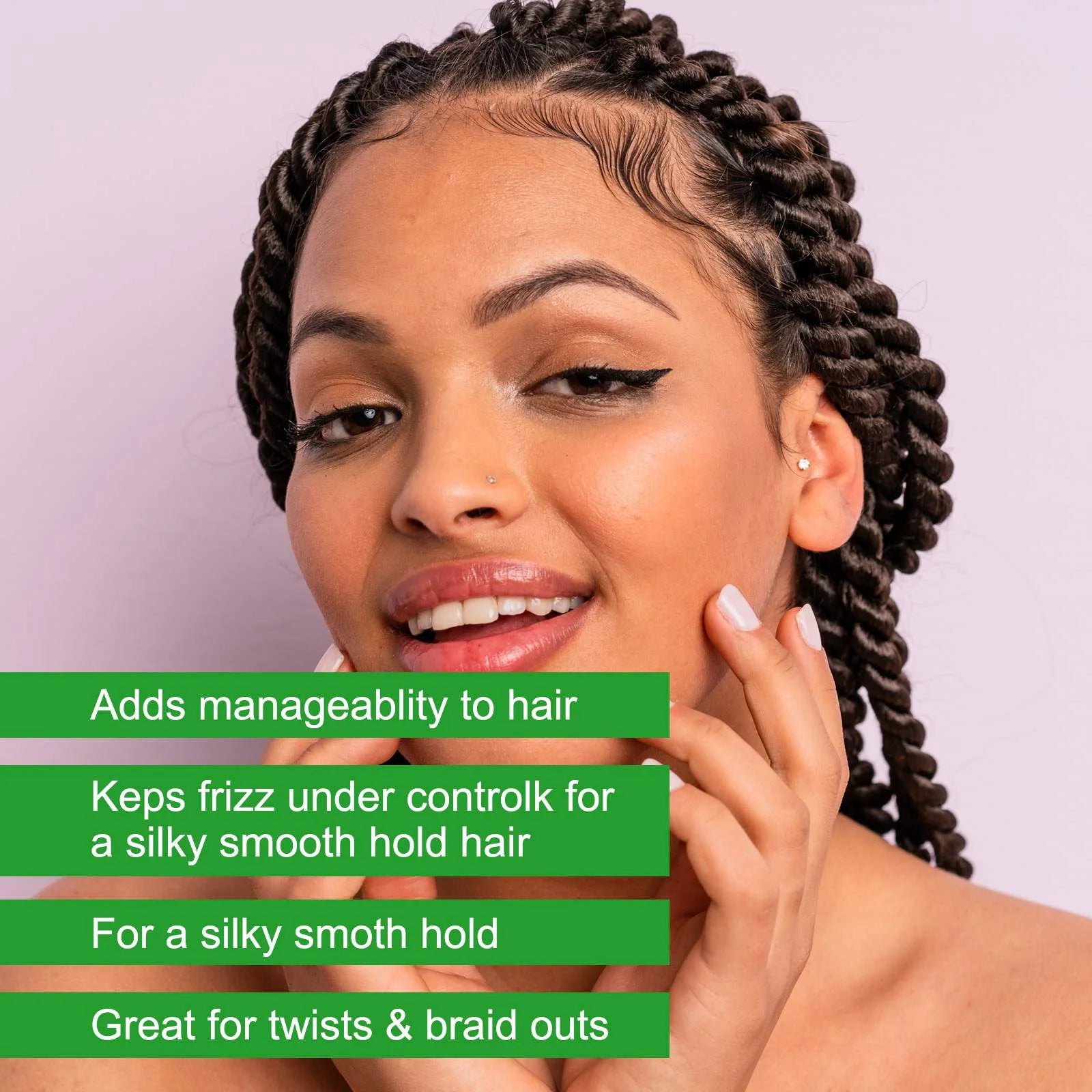 2 Pack Hair Gel Rosemary Edge Style Gel for Women and Men 120G/4.04Oz, Maximum