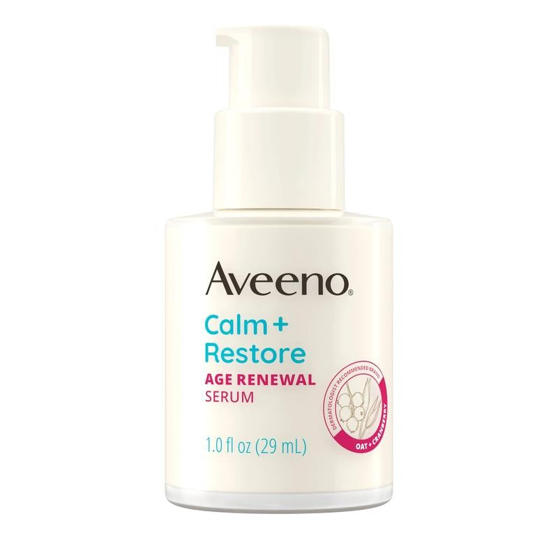Calm + Restore Age Renewal anti Aging Face Serum, 1.0 Fl. Oz
