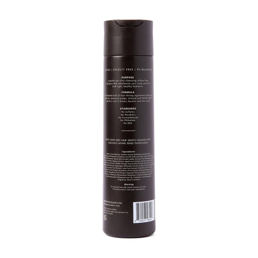 Perseve Hair Recure & Revive Shampoo, Infused with Royal Jelly, Sulfate-Free, 10 Fl. Oz.