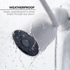 1080P Outdoor Security Camera - Weatherproof, Night Vision, Wi-Fi 2.4 Ghz, White