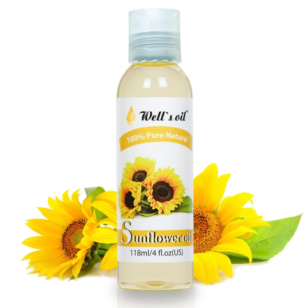 100% Pure Natural Carrier Oil 4Oz Sunflower