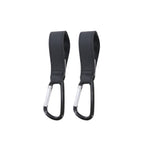 Parent'S Choice Universal Stroller Hooks Organizer Clips for Hanging Bags 2Pack Black