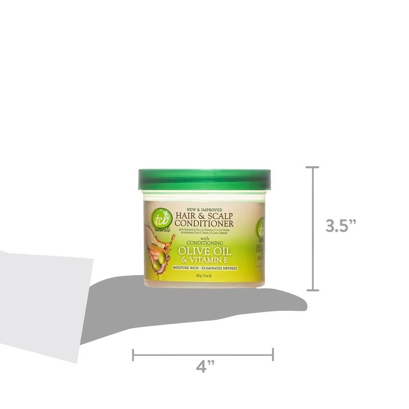 Conditioner Hair & Scalp Olive Oil & Vitamin-E Jar, Dry Hair,10Oz. Moisturizing