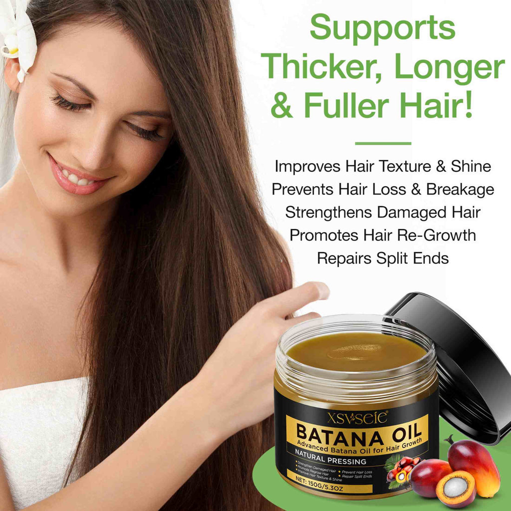 Batana Hair Oil,100% Pure and Natural,Nourishing Moisturizing Conditioner, for Men & Women(150G/5.3Oz)