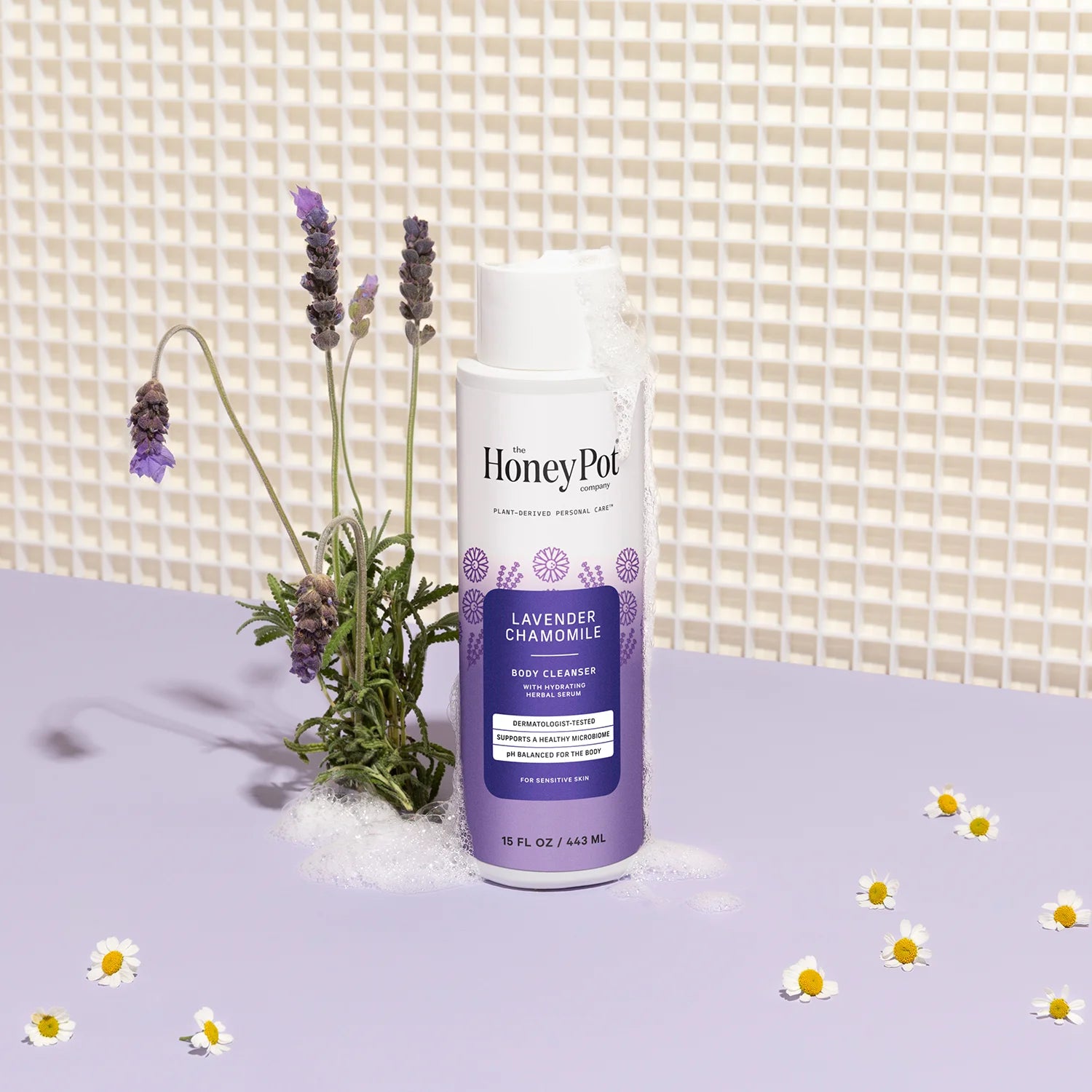 , Lavender Chamomile Hydrating Body Cleanser, 15 Fl. Oz