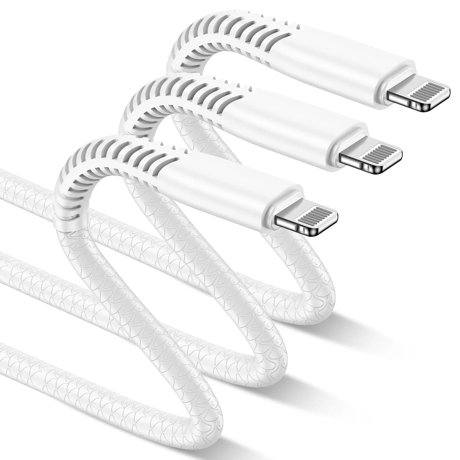 3Pack I Phone Charger Cord 10Ft Long Cable 10 Foot,High Fast/Data Sync 10 Feet Charging Cable Compatible with Iphone 14/13/12/11 Pro Max/Xs/Xr/8/7/6/5S/5/Se Ipad Case