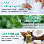 150 Spearmint Tablets , Fluoride Free & Eco Friendly, Travel Mouthwash Tablets, Chewable Toothpaste Tablet 2Pack