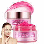 (2 Pack)  Collagen Jelly Cream, Deep Moisturizer, Anti-Aging Hydrator, Clean Skincare, Boosts Elasticity, Skin Rejuvenation, 3.38 Fl Oz