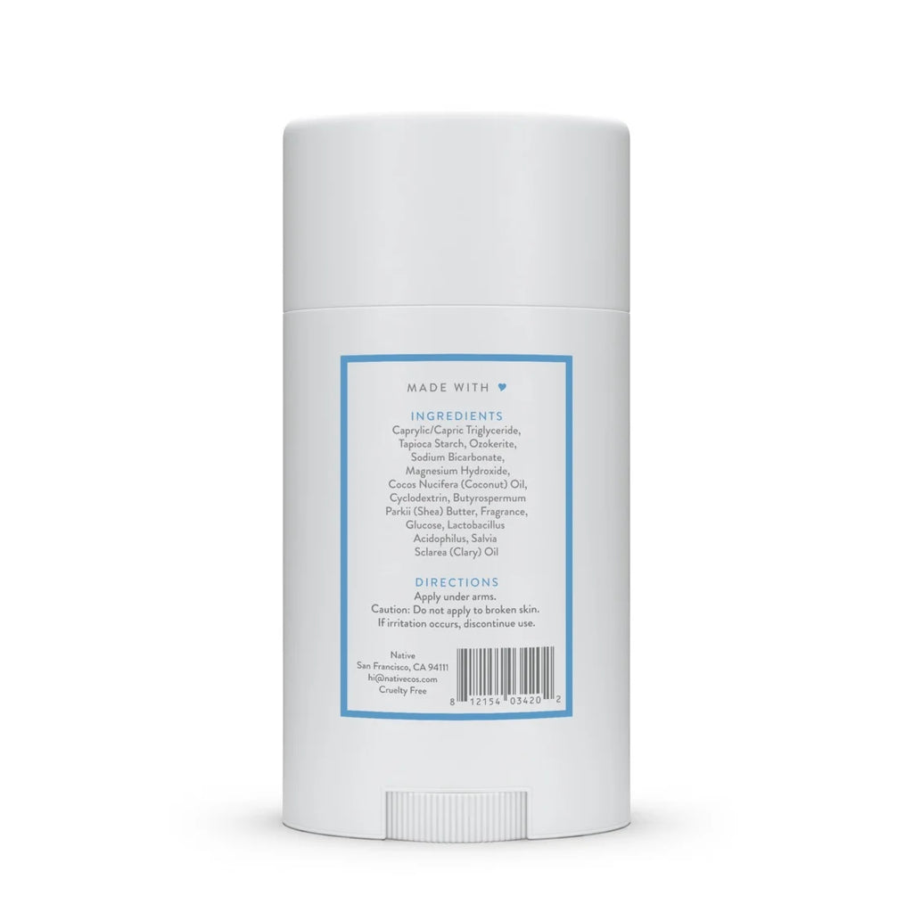 Native Deodorant, Aluminum Free, Midnight Jasmine & Sage, Deodorant for Women and Men, 2.65 Oz