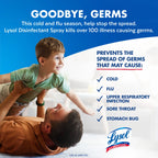 Lysol Disinfectant Sanitizing Antibacterial Spray for Deodorizing, Early Morning Breeze, 19 Fl Oz, 2 Pack