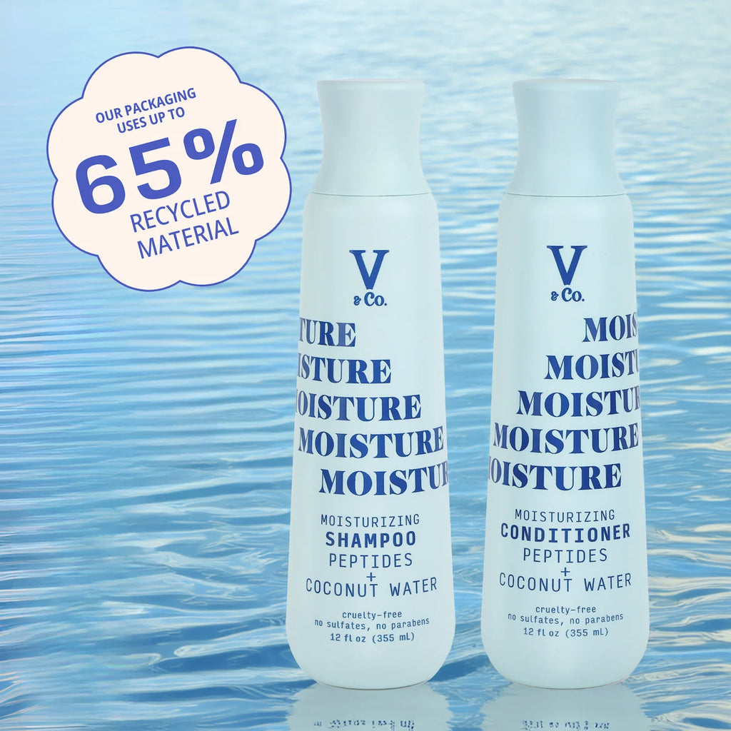 V&Co. Beauty Moisturizing Conditioner 12 Fl Oz, Squeeze Bottle