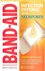 Brand Adhesive Bandages Infection Defense with Neosporin Antibiotic Ointment For