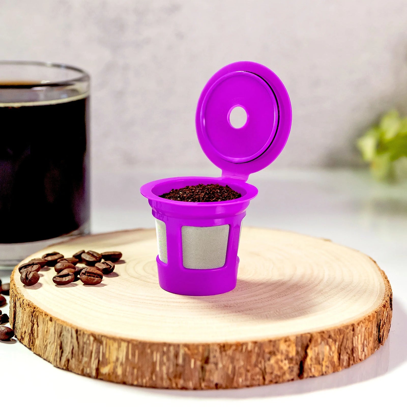 Cafe save Reusable K Cup Pod Coffee Filters - Refillable Coffee Pod Capsules For