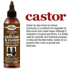 99% Premium Natural Hair Oil Blend- Caffeine & Castor Faster Hair Growth Hair Oi