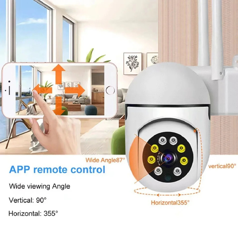 2 Pack 5G Wifi Waterproof Surveillance Camera, IR Night Vision, Motion Detection