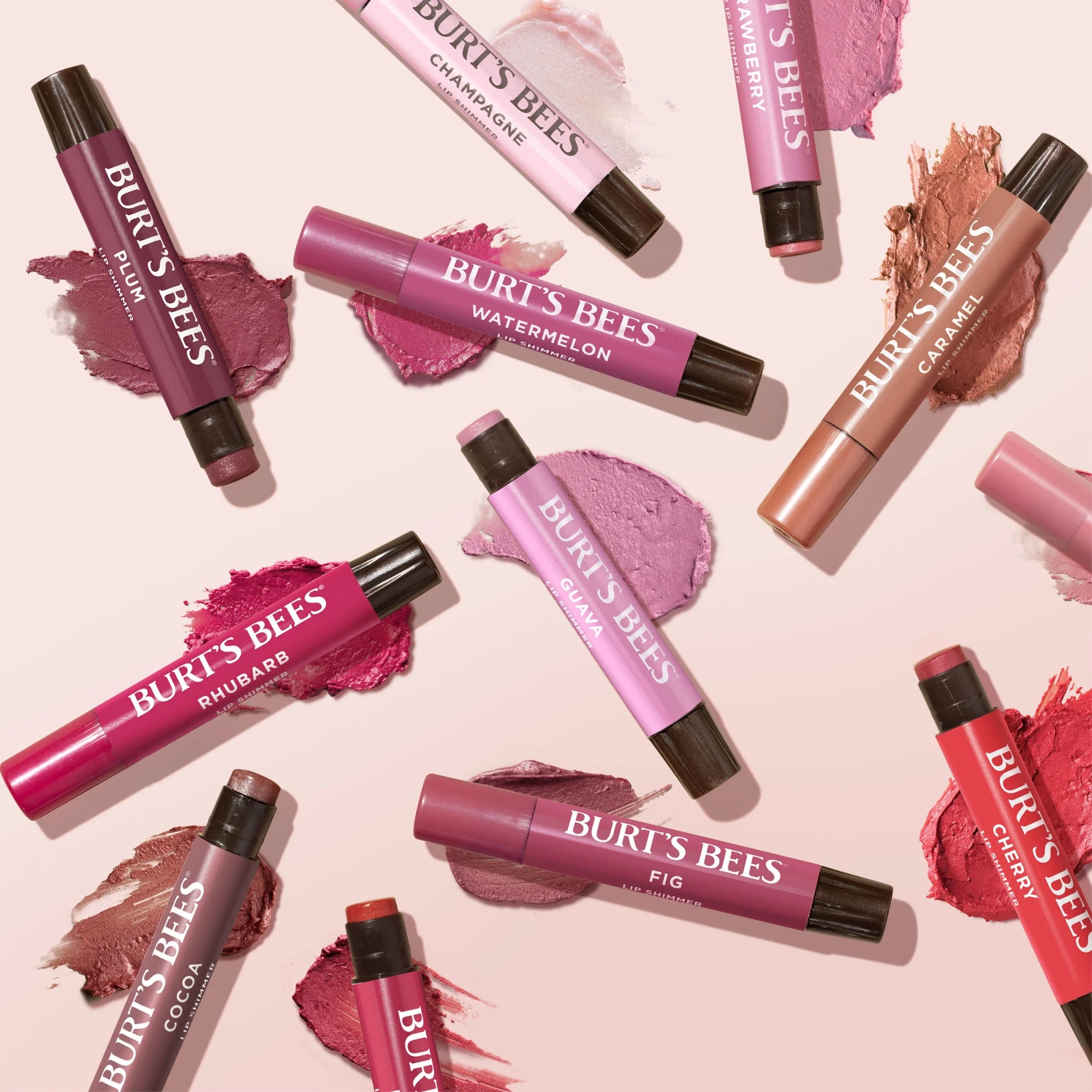 Burts Bees Lip Shimmer Peony; 1 Tube, 0.09 Oz.