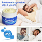 2 Pack Magnesium Sleep Cream,Magnesium Lotion Enriched with Lavender, Vitamin E,Improve Sleep Quality,Topical Magnesium Oil Cream for Feet, Legs or Arms