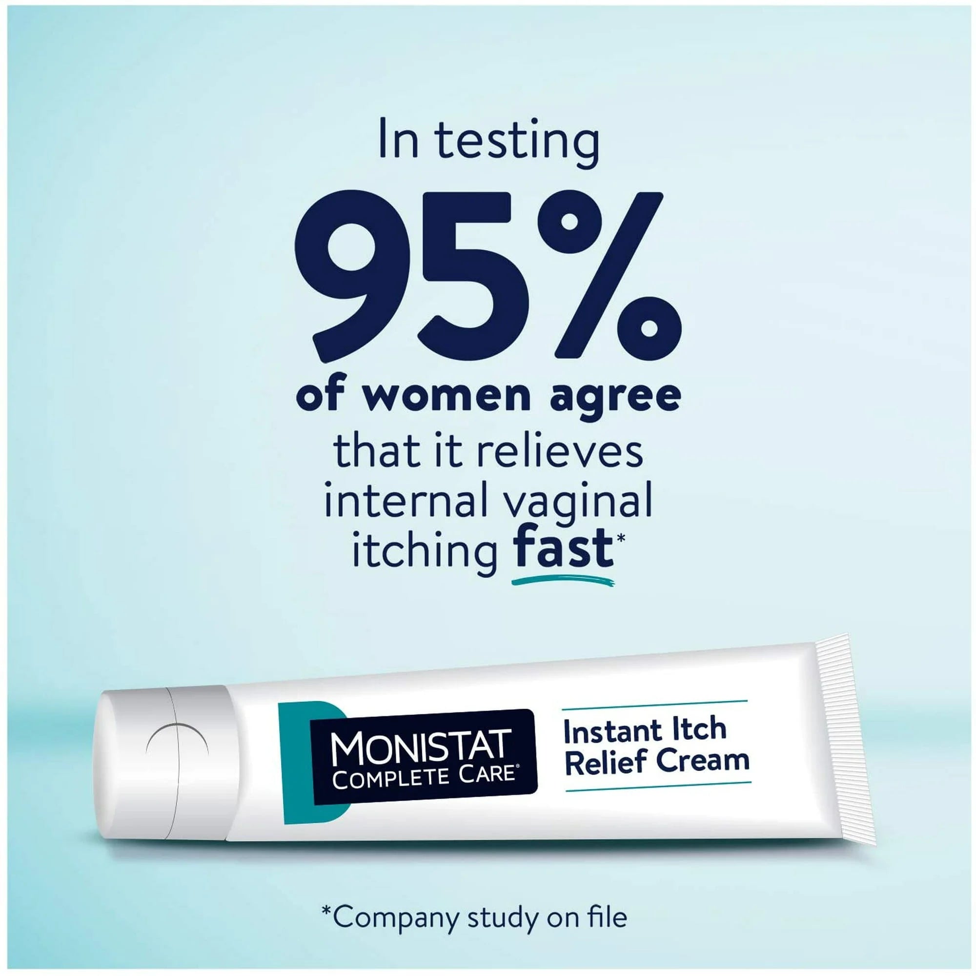 3 Pack Monistat Care Maximum Strength Instant Itch Relief Cream 1 Oz