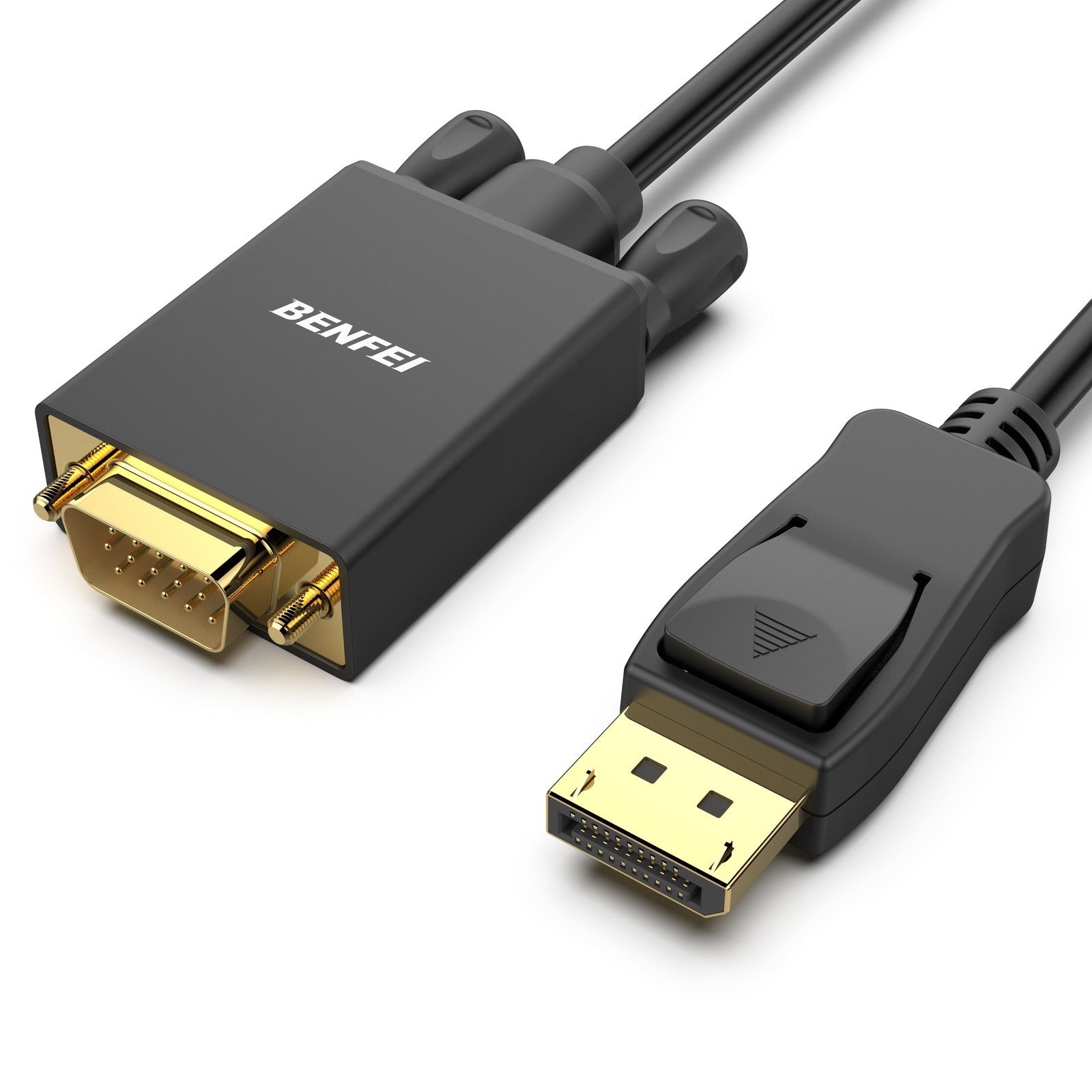 Displayport to VGA 6 Feet Cable, Uni-Directiona