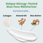 Aloe Vera Cream, Nourishing Moisturizer for Face, Enriched with Vitamin A, Sweet