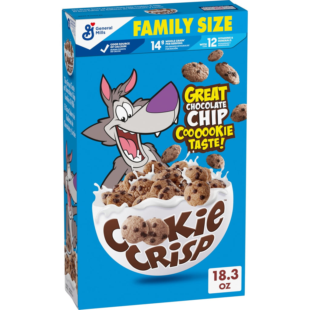 Breakfast Cereal, Chocolate Chip Cookie Taste, Family Size, 18.3 Oz