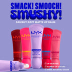 NYX Professional Makeup Smushy Matte Lip Balm, Swipe 2 Smooth, Cherry Cola Brown, 0.27 Fl Oz
